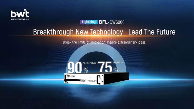 dernières nouvelles de l'entreprise BWT lance le laser de fibre de la foudre 6000W | Plus petit, plus léger et plus futé  0