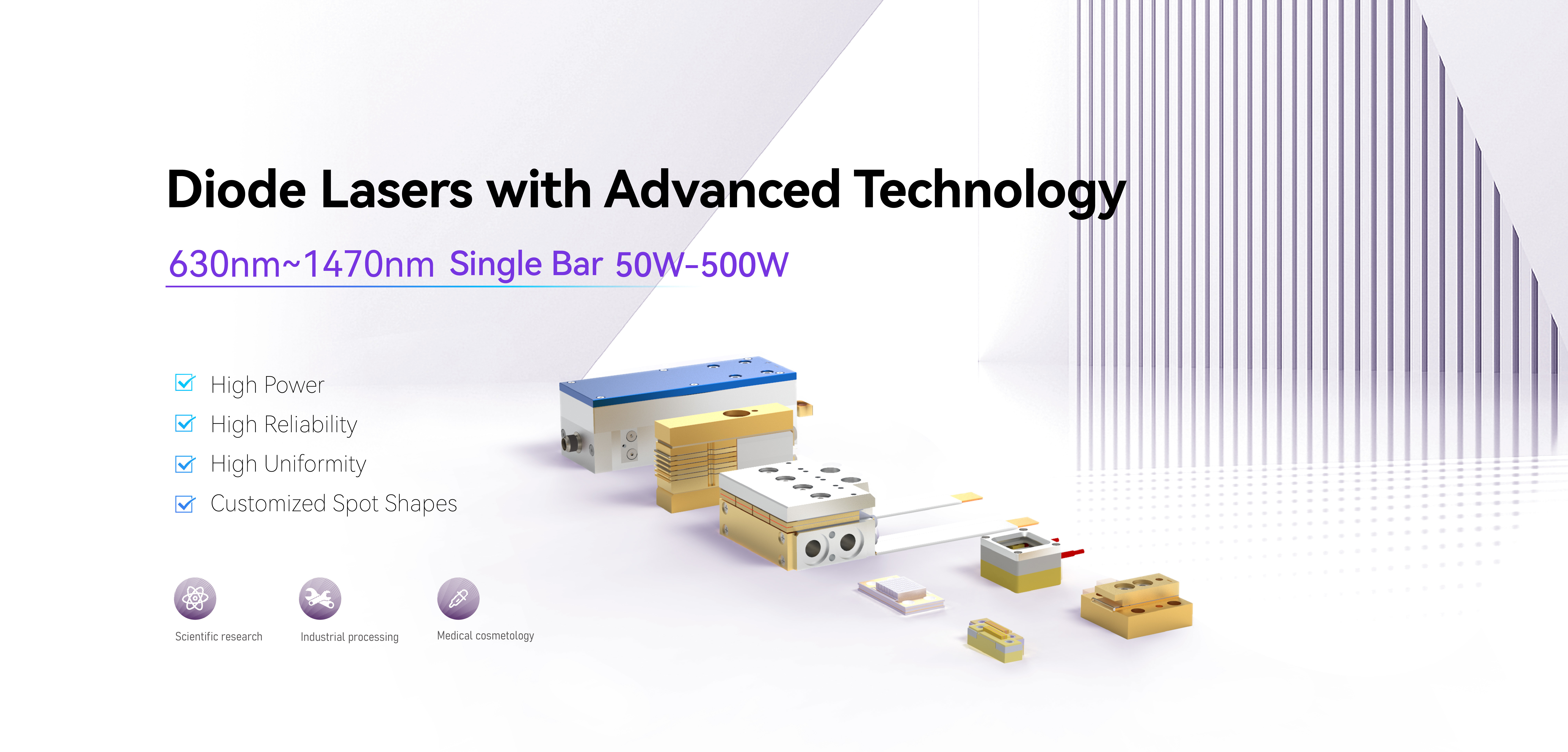 Qualité module de diode laser usine